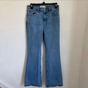 Abercrombie and Fitch Vintage High Rise Flares